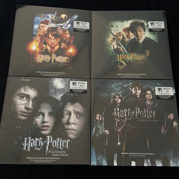 Bundle: 4 Harry Potter OST 2025 RSD Clear Vinyls New Sealed Years 1-4 - Picture 1 of 10